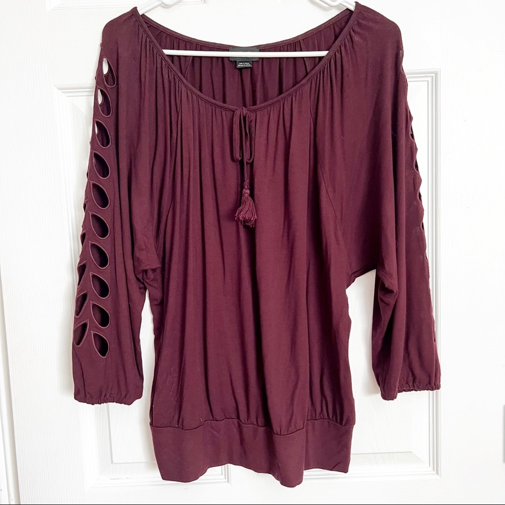Anthropologie | Deletta | Catch a Glimpse Knit Tee - Picture 1 of 6